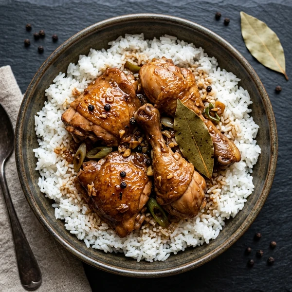 Chicken Adobo Rice Bowl