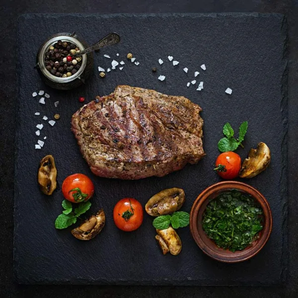 Grilled Sirloin with Chimichurri