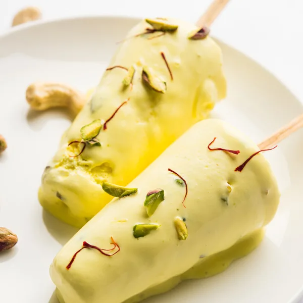 Saffron Pistachio Kulfi