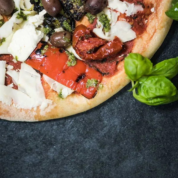 Mediterranean Roasted Veg Pizza