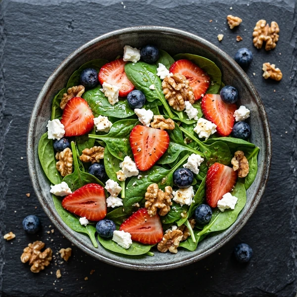 Berry and Spinach Power Salad